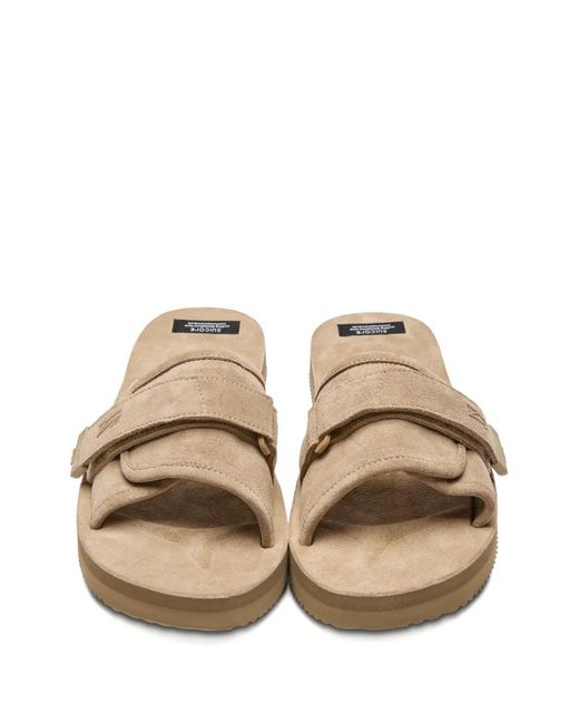Suicoke Brown Padri-S Strap-Detail Sandals