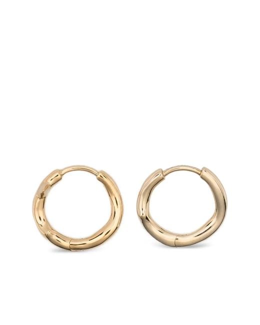 Shaun Leane Metallic Rose Thorn Mini Hoop Earrings