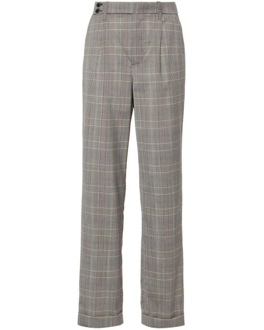 Pantalones rectos Pura de talle alto Zadig & Voltaire de color Gray