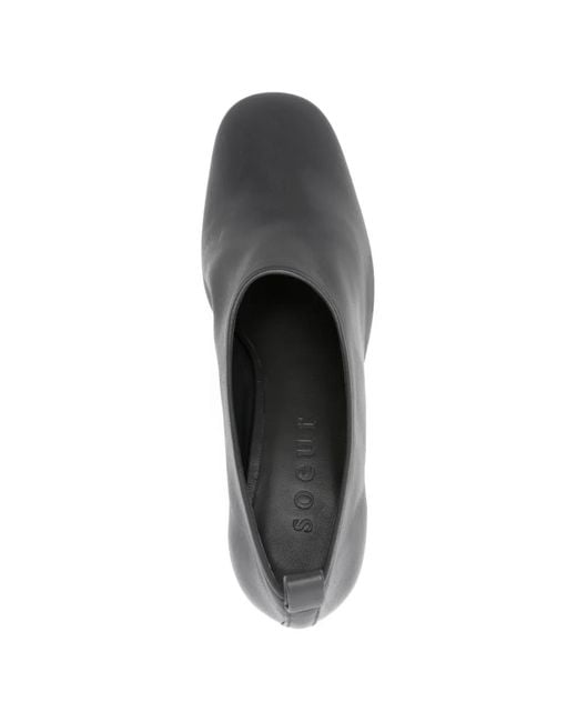 Soeur Gray Thea Point Toe Heeled Pumps