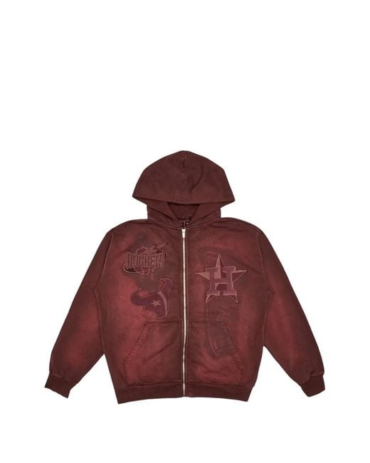 Travis Scott Purple Cactus Jack Fanatics 2025 Rep Your City Houston Hoodie for men