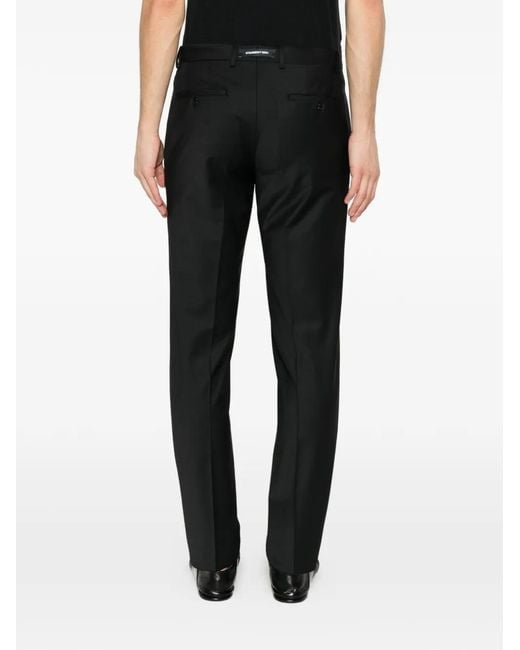 Karl Lagerfeld Black Road Trousers for men