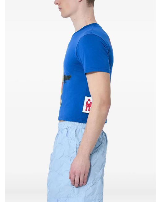Walter Van Beirendonck Toyterror T-Shirt in Blue for Men | Lyst