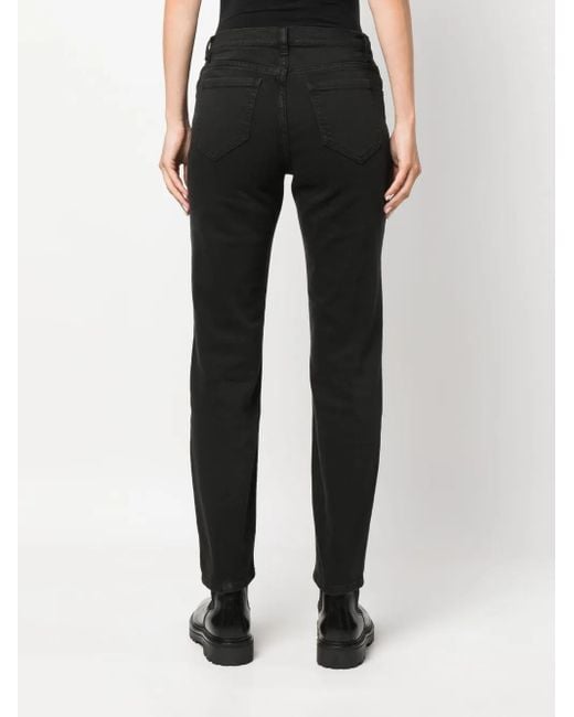 P.A.R.O.S.H. Black Skinny Jeans With Classic Five-Pocket Design