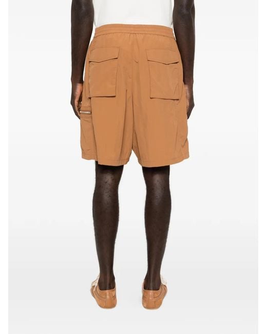 Etudes Studio Brown Short À Poches Cargo