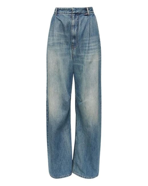 MM6 by Maison Margiela Blue 5 Pocket Tailored Trousers