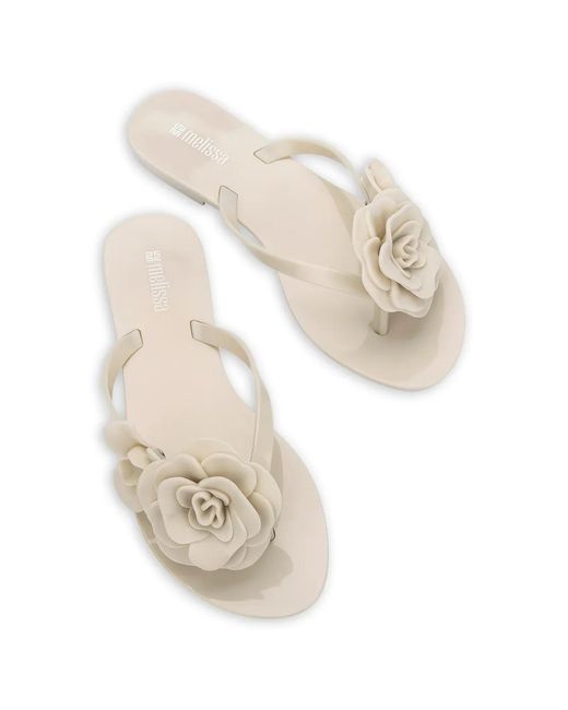 Melissa Natural Harmonic Springtime Flip-Flops