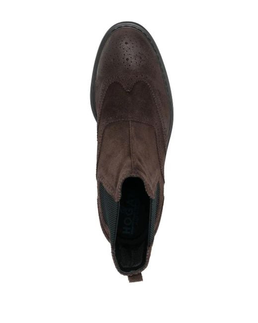 Hogan Black H576 Chelsea Boots For for men