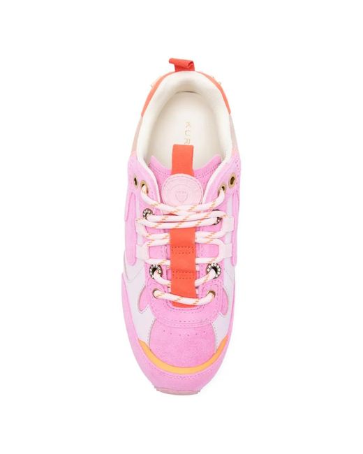Kurt Geiger Pink Slim Runner Sneakers