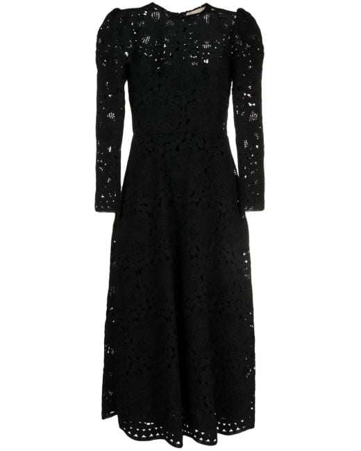 Elie Saab レース ドレス Black