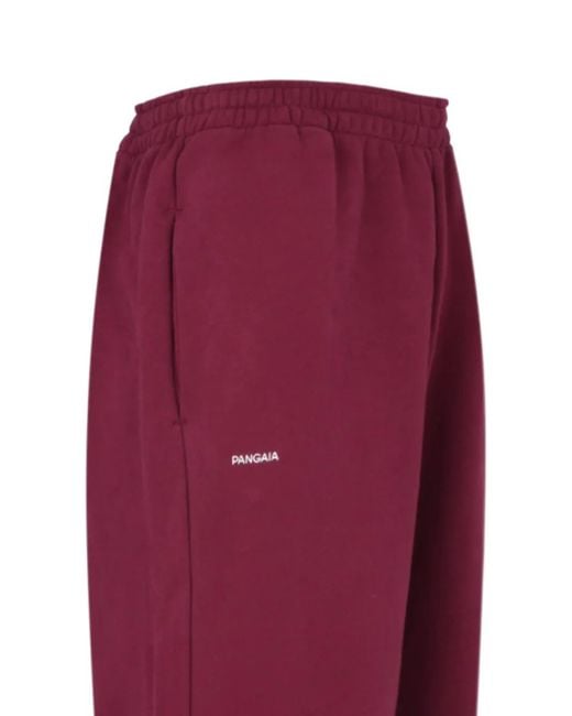 PANGAIA Red 365 Cotton Track Trousers