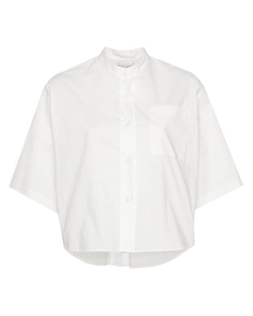 Camisa con botones Forte Forte de color White