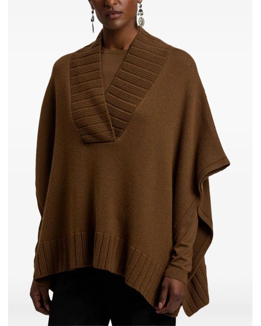 Ralph Lauren Vネック トップ Brown