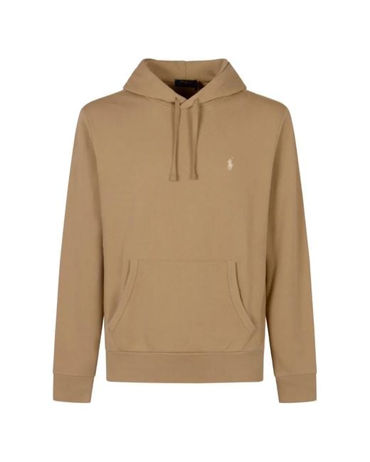 Polo Ralph Lauren Natural Hoodie À Logo Brodé for men