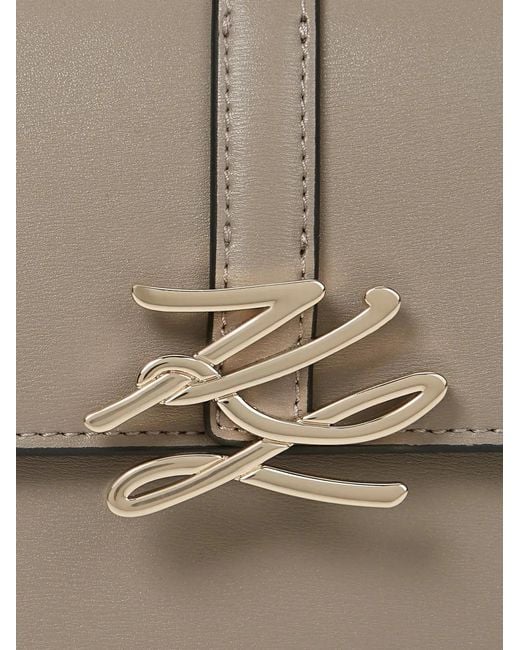 Karl Lagerfeld White Sac À Bandoulière K/Autograph