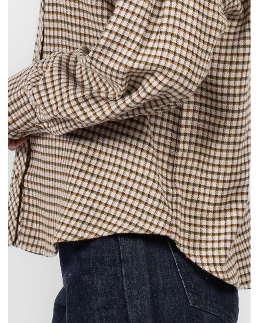Xirena Natural Jensen Check-Pattern Shirt
