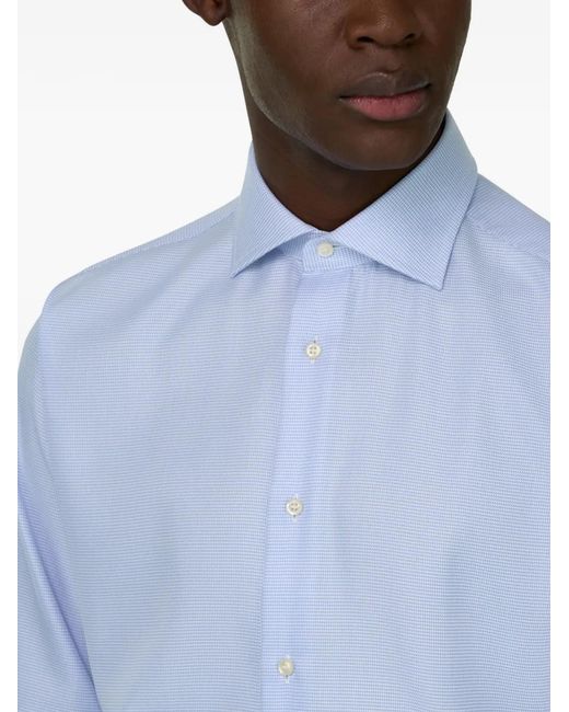 Boggi Blue Regular-Fit Shirt for men