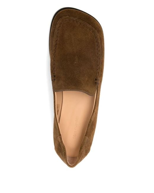 Dear Frances Brown Drew Loafer aus Wildleder