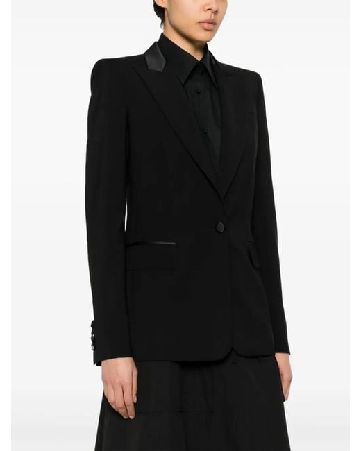 Moschino Black Wool Blazer