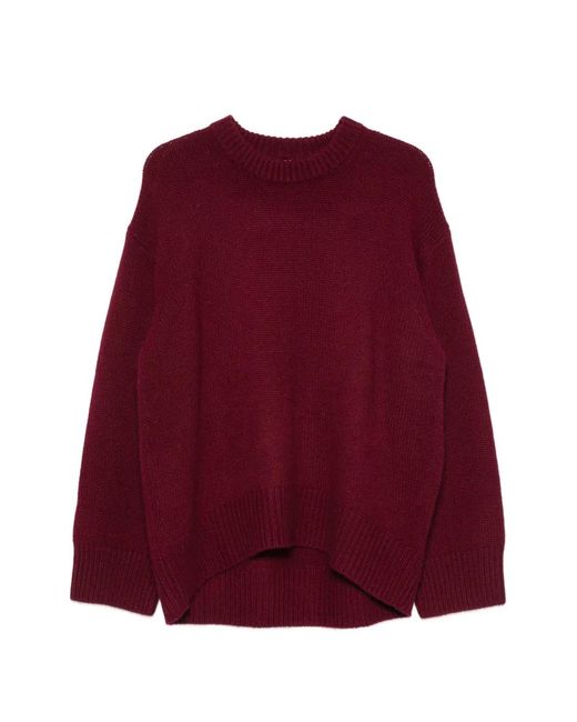 Lisa Yang Red Noor Crew-Neck Sweater