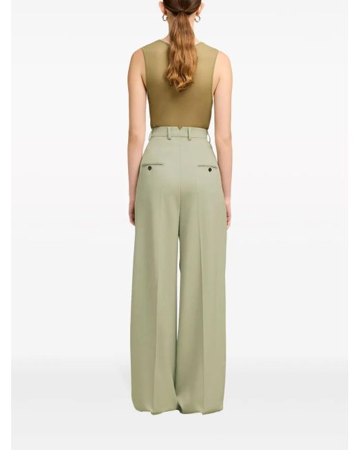 AMI White Hose Mit Weitem Bein