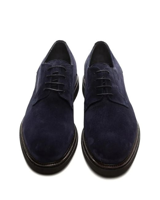Poche Paris Blue Gerard Derby Shoes for men