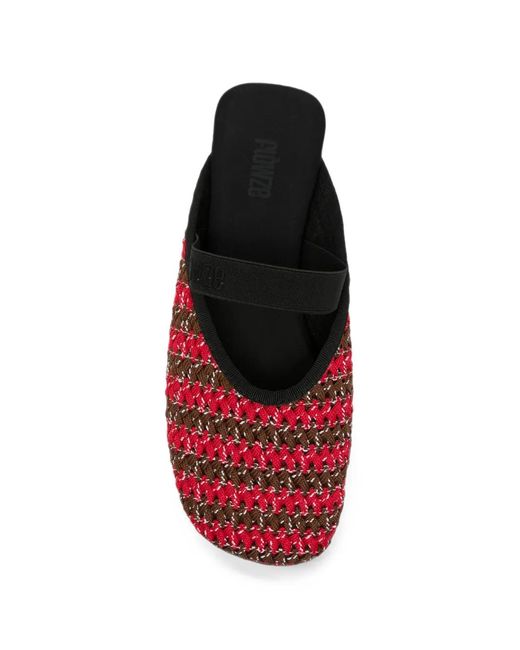 FLOWZE White Woven Flo Mule Flip-Flops