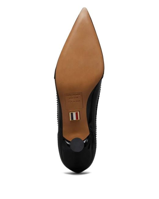 Thom Browne Black Leather Pumps