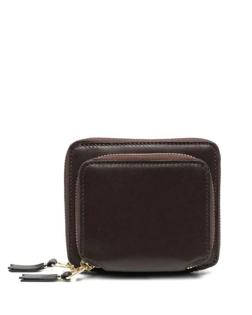Comme des Garçons Black Outside Pocket Leather Wallet