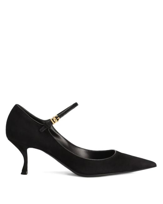 Dolce & Gabbana Black Pointed-Toe Pumps