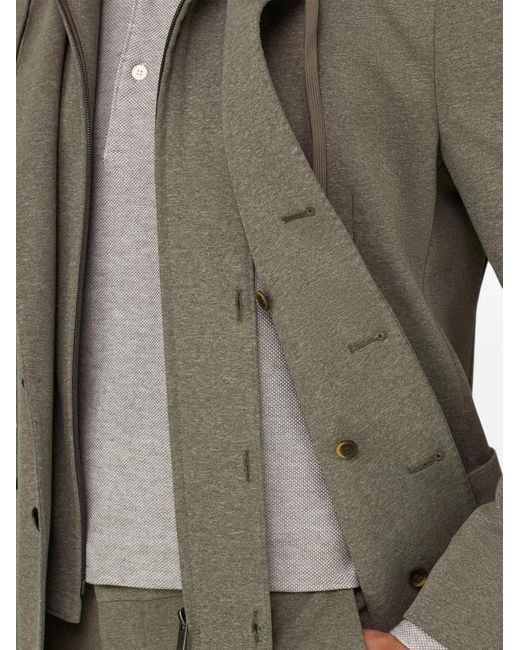 Boggi Green Sweatshirt Blazer Madison for men