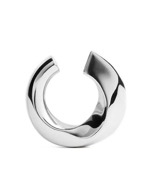 Jacquemus Metallic Abgerundeter Ear Cuff