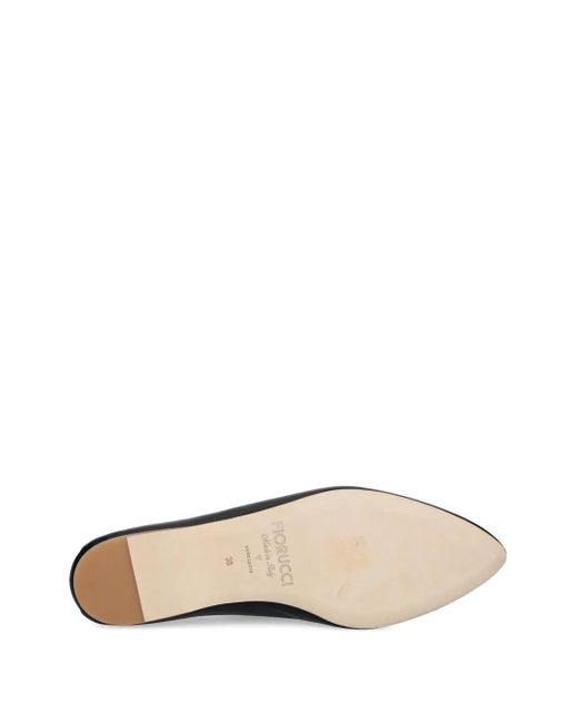 Mocasines Heart con puntera en punta Fiorucci de color Black