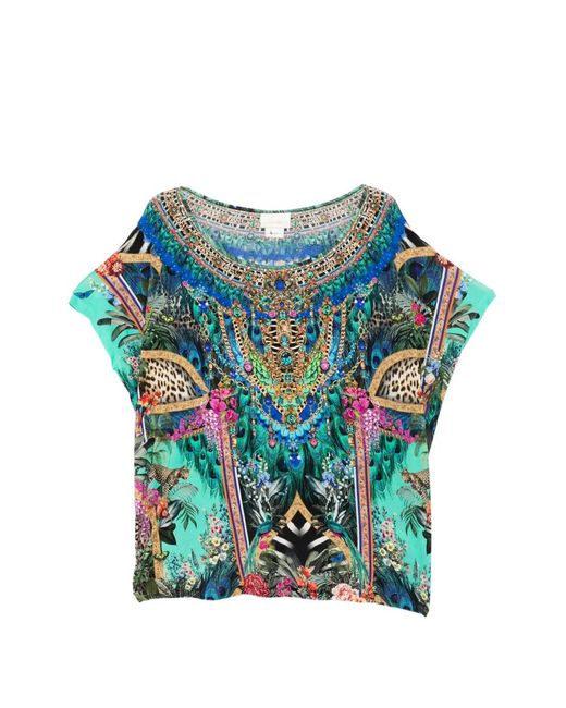 Camilla Blue Animal Alchemy Loose-Fit T-Shirt