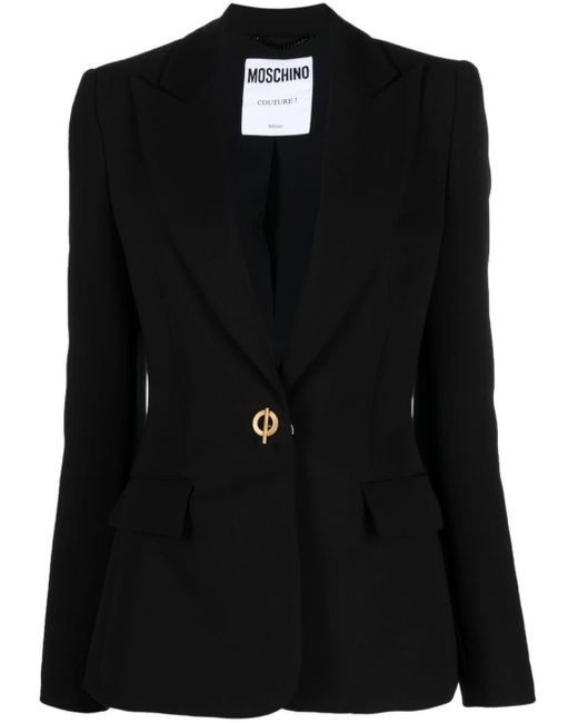 Moschino Black Jacket Clothing
