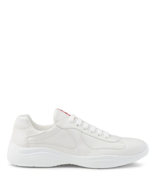 メンズ Prada アメリカズカップ スニーカー White