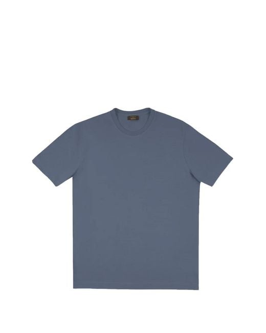 Slowear Blue Slim-Fit Organic Cotton T-Shirt for men