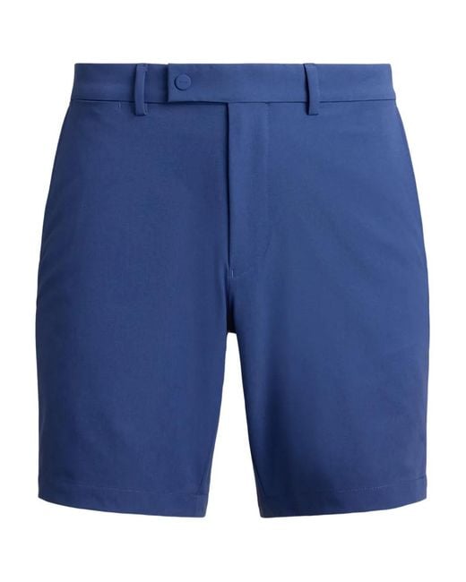 Ralph Lauren Blue Tailored Chino Shorts for men