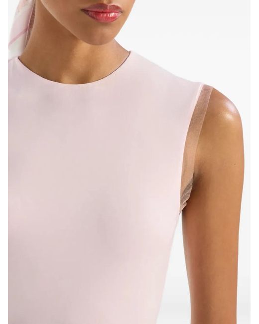 Genny Pink Round-Neck Top