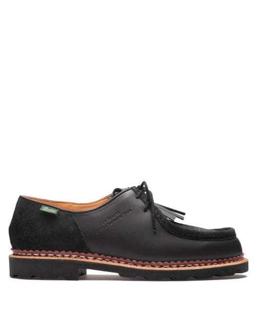 Zapatos derby Michael de x Universal Works Paraboot de hombre de color Black