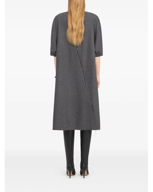 MM6 by Maison Margiela Gray Midi Dress
