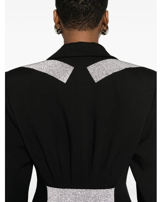 Coperni Black Embellished Single-Breasted Blazer