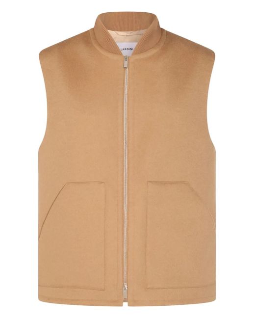 Lardini Weste mit aufgesetzten Taschen in Natural für Herren
