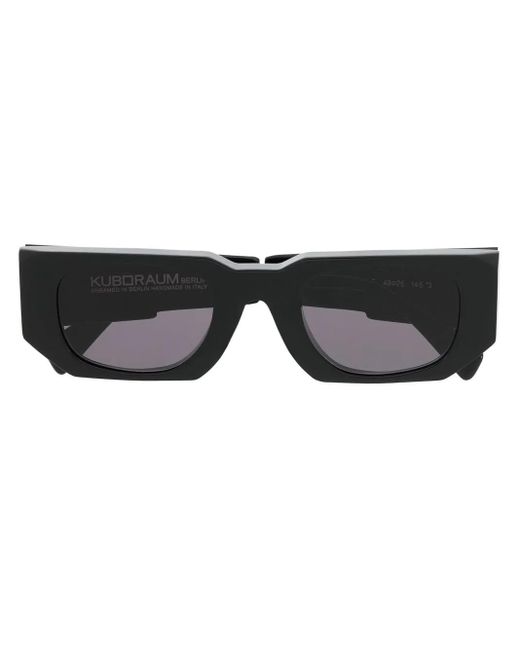 Kuboraum Black U8 Rectangle-Frame Sunglasses