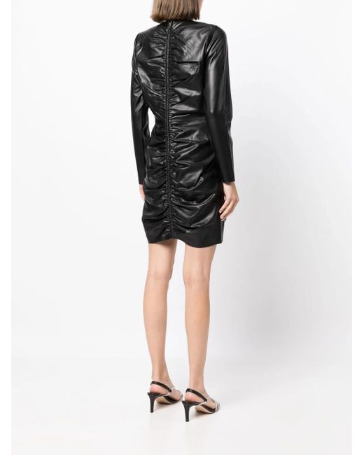Veronica Beard Black Bernadette Draped Dress