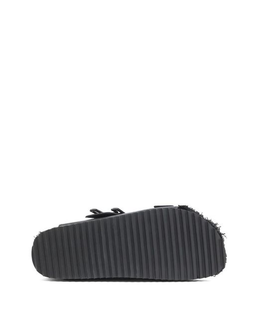 DIESEL White D-Woodstock D Buckle Sandals for men