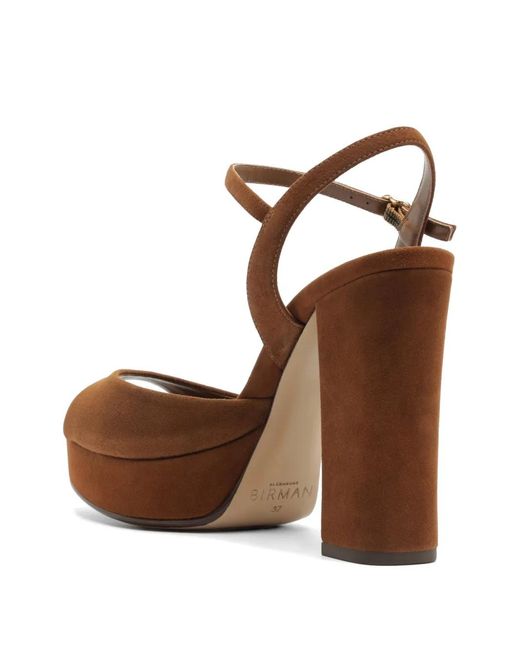 Alexandre Birman Brown Amy Platform Sandals