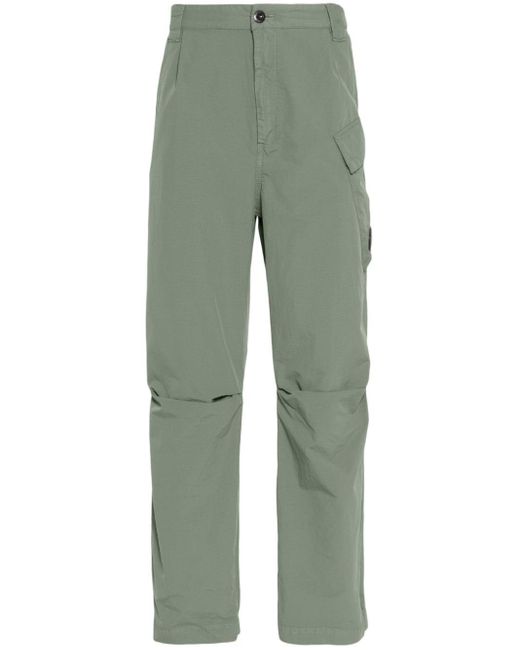 Pantalones rectos con detalle Lens C P Company de hombre de color Green
