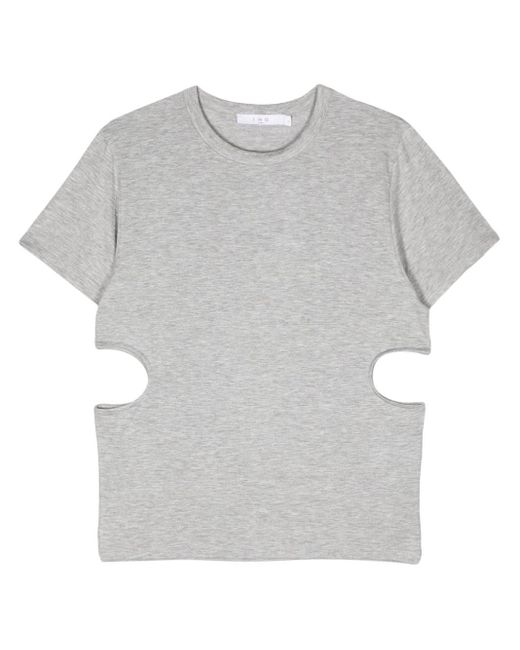 IRO Gray Bonnie Cut-out T-shirt