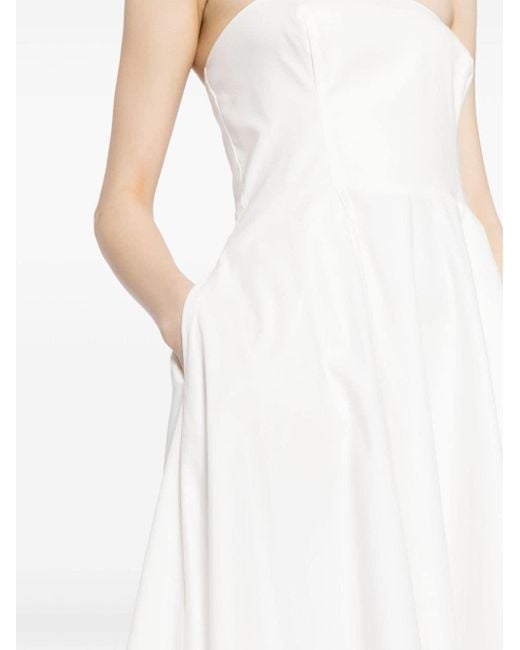 Reformation Astoria ストラップレス ドレス White